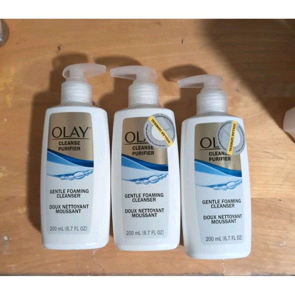 3 Olay Cleanse Purifier Gentle Foaming Cleanser 6.7 FL Oz